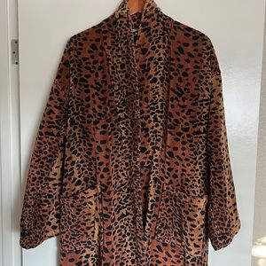 Kimpton Leopard Unisex Cotton Terry Bathrobe